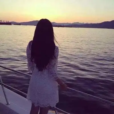 小女生头像背影