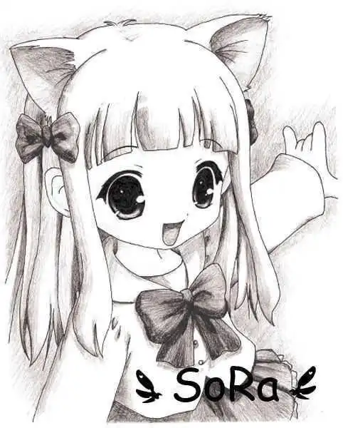 初级素描绘画动漫 素描图片 入门 动漫-图片大观-奇异网