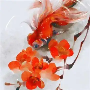 70后中年妈妈专用微信头像之如意锦鲤