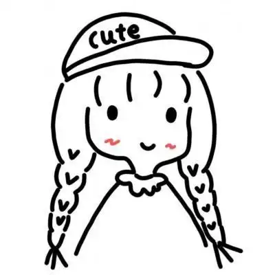 女生q版可爱头像简笔画