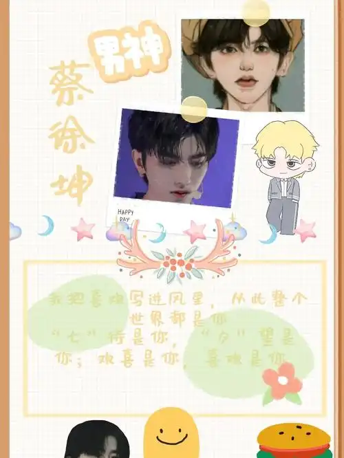 蔡徐坤应援手帐