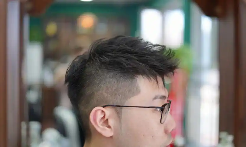 推介发型摩根前刺烫发