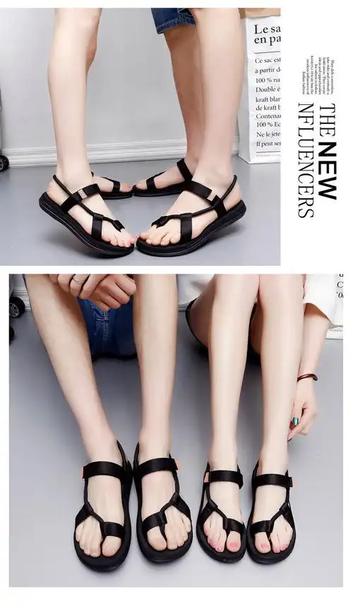 潮流新款夏季凉鞋男人字拖凉拖鞋情侣沙滩鞋防滑平底时尚个性凉拖l83