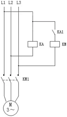 三相电机缺相保护控制电路