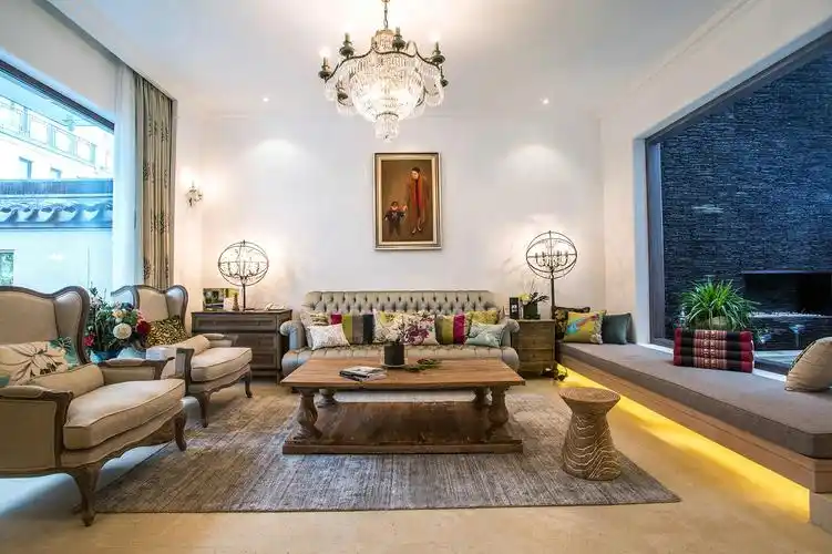 贵阳中式风格别墅装修案例,中西合璧设计!