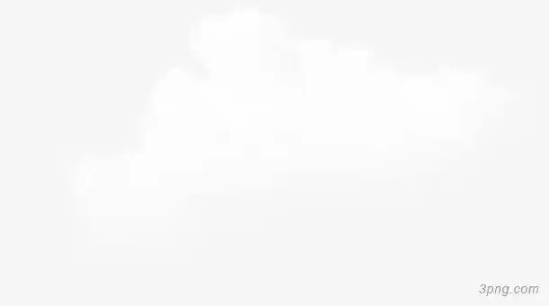 白色云朵云彩云团装饰png素材透明免抠图片-装饰效果