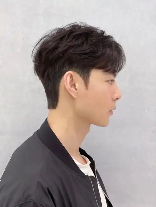 今日发型  男士免打理发型韩式气垫烫,弄完颜值感爆表