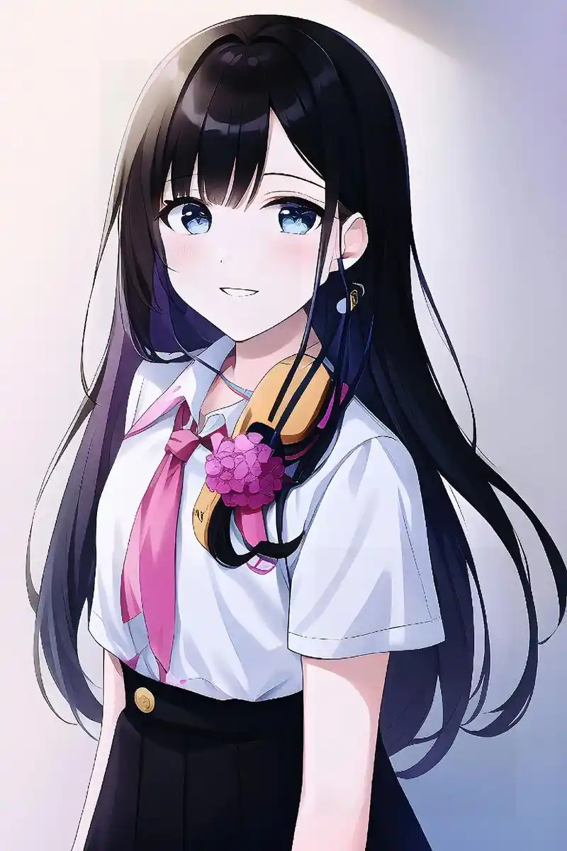 校园风,谁家的小师妹领走吧#二次元 #动漫壁纸 #ai绘画  - 抖音