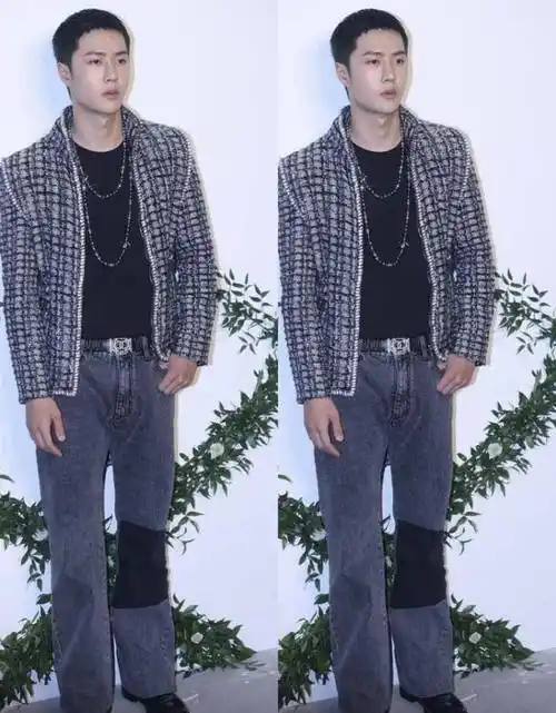 原创王一博是长胖了吗看脸感觉有点肿好在穿衣品味还是很强