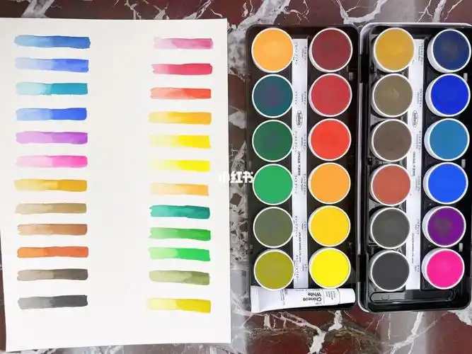 荷尔拜英蛋糕盘24色色卡