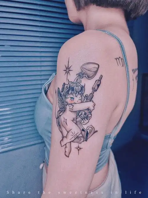 广州纹身天使宝宝纹身