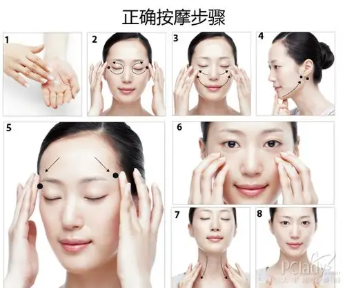 正确按摩步骤
