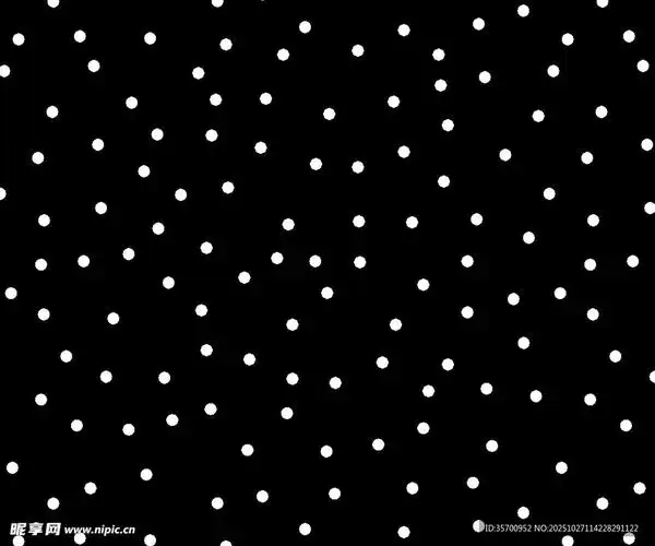 黑色背景白色点状图案设计图