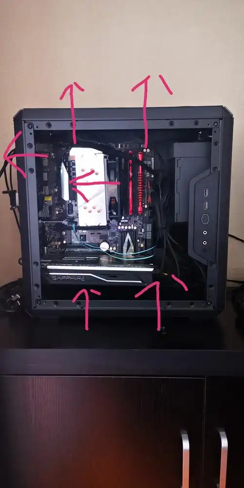 吊大的麻烦来指导下机箱风道设置