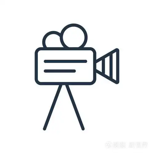 影片图标矢量在白色背景下被隔离电影透明符号