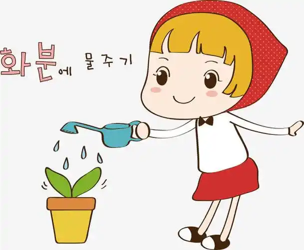 浇花png矢量素材