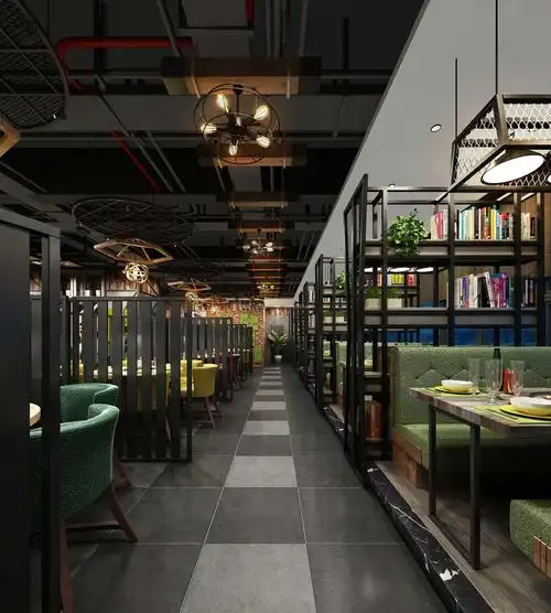 高端烤肉店装修效果图