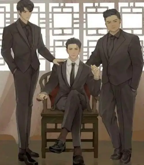 盗墓笔记壁纸我最喜欢铁三角黑花的组合