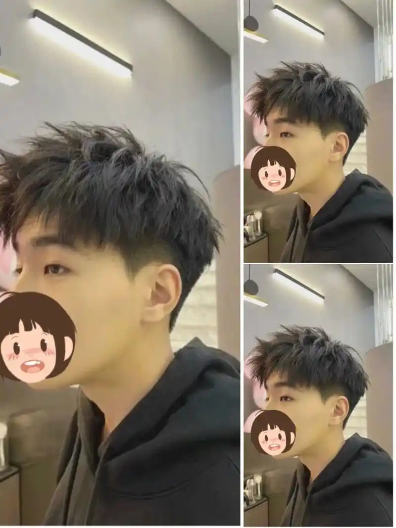 做了4个月不用再打理 上海烫发 男士烫发 烟花烫 锡纸烫 纹理烫 摩根