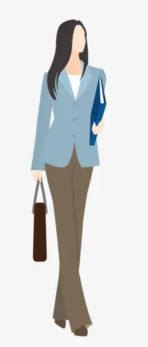 卡通商务女性人物素材
