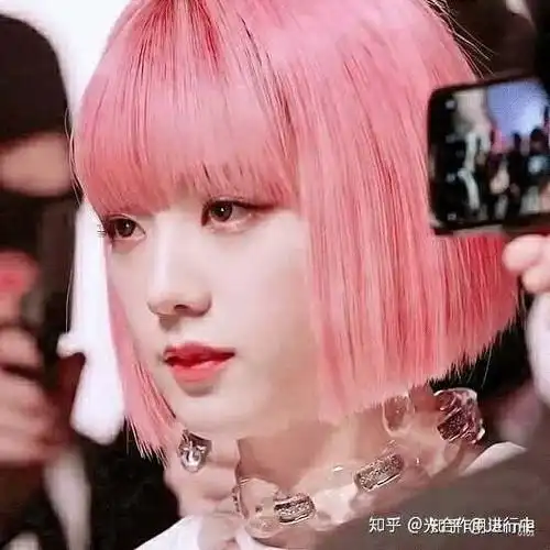 假发(不知道为什么我想笑了),金智秀