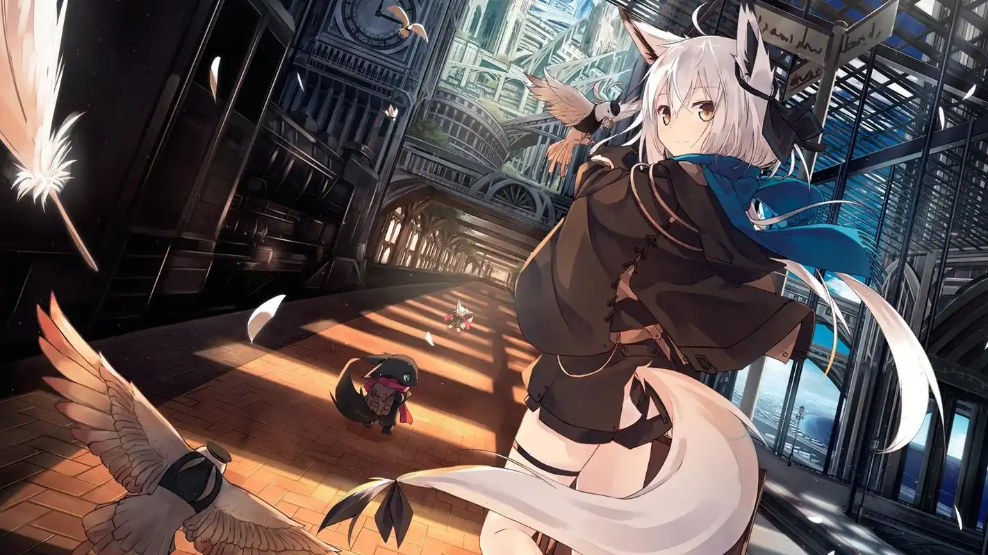 唯美二次元卡通美女粉色唯美高清壁纸_卡通动漫_壁纸下载_美桌网