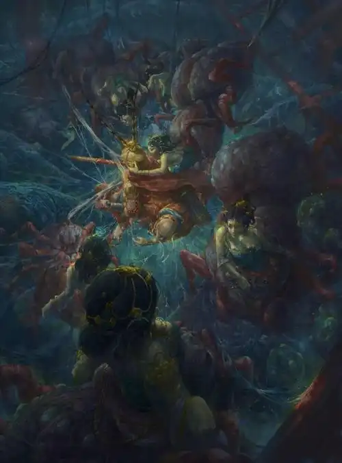 100p暗黑西游记插画震撼眼球