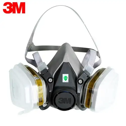 3m防毒面具6200防毒口罩喷漆专用防尘面罩喷漆口罩化工甲醛配6006