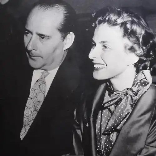 "完美男人"派克:在英格丽褒曼去世5年后,才敢承认有过婚外情