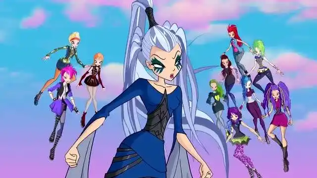 魔法俏佳人:三妖后带领黑云塔的女巫占领了林飞学院