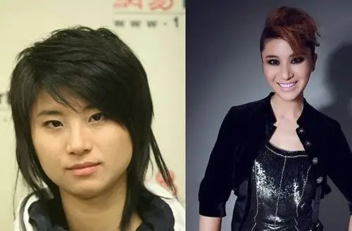 快女整容成畸形锥子脸 江映蓉周笔畅魏晨盘点快男超女整容照(组图)