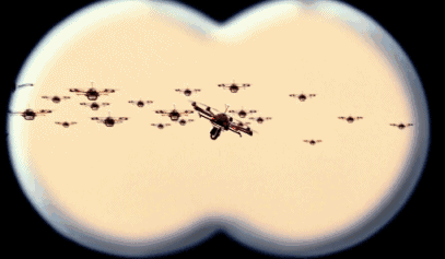 全网,这个杀手机器人,其实是一架体型很小的智能无人机,仅如蜜蜂大小