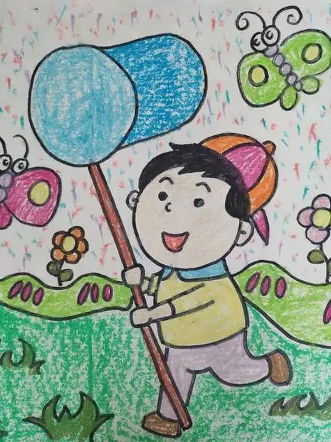 小朋友绘画图片 小朋友学画画图片