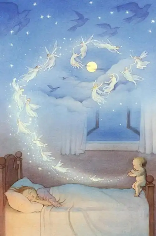 asakoeguchi水彩画作品天使梦境插画艺术