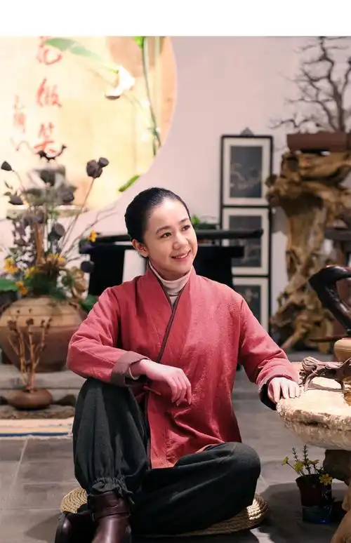 秋冬禅服女禅服女套装茶服外套中式小袄打坐居士服