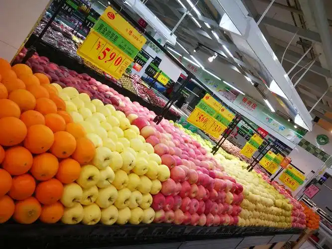 生鲜现场陈列图片