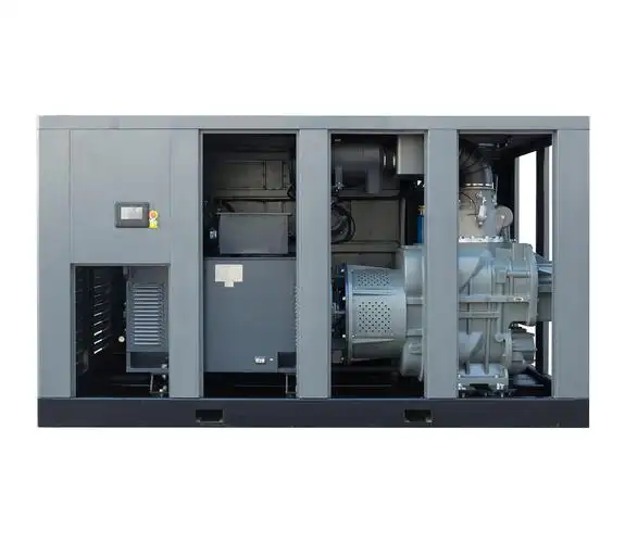 双级螺杆空压机_双级低压空压机_双级永磁变频空压机-麦恩斯压缩机