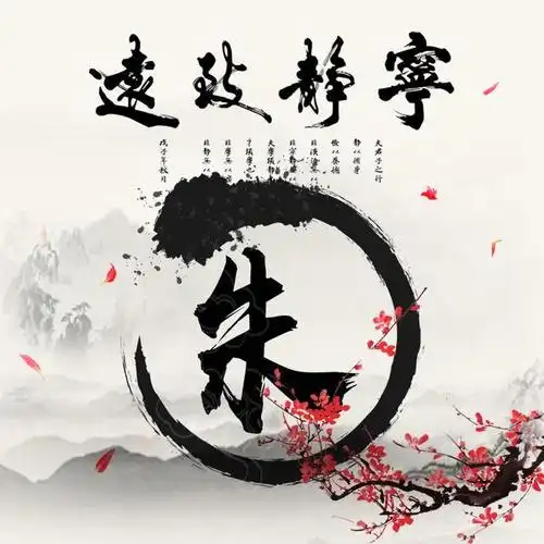 38张励志姓氏微信头像:宁静致远,淡泊明志!