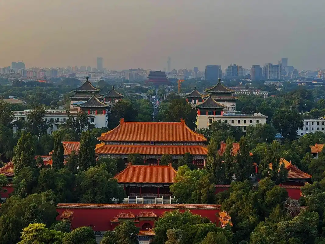 故宫全景及鸟瞰北京四九城96 ·故宫博物院 ·鸟瞰故宫全景 ·遥看