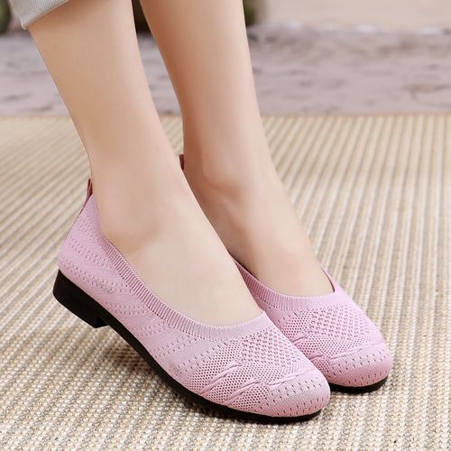 春秋老北京布鞋女鞋软底妈妈鞋防滑轻便平底懒人鞋透气中老年单鞋