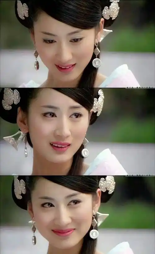 陈好的狐狸眼,半妖半媚,充满表现力.