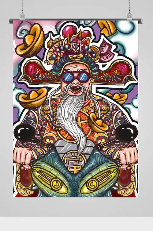 国潮插画嘻哈图片-国潮插画嘻哈素材下载-众图网