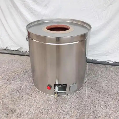 不锈钢烧饼炉梅干菜烧饼炉子煤气木桶烤红薯炉锅盔燃气烤炉商用