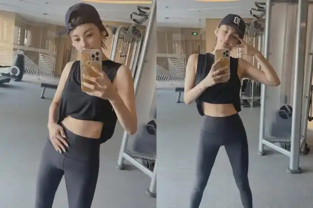 而前不久张雨绮再度po出健身后,网友就发现她比之前更瘦了,先不说