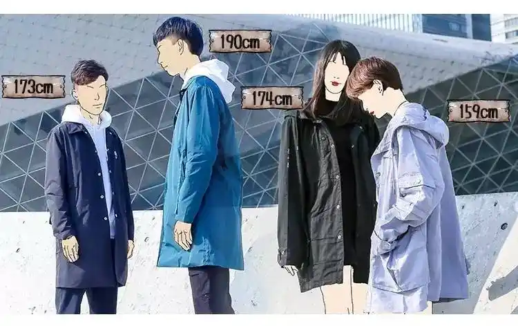 高矮对比丨谁说长外套只适合高个子