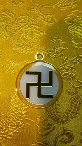 风水万字符摆件符挂能量挂件汽车平安项坠项链项坠