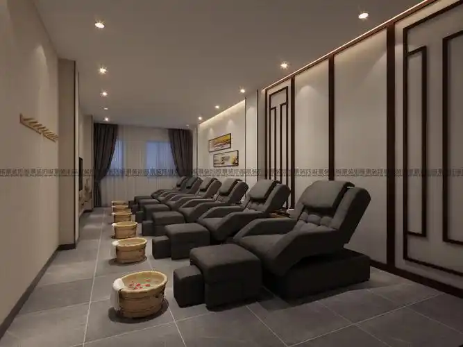 广州唯景装饰*悦庭足浴_效果图区_室内设计联盟 - powered by discuz!