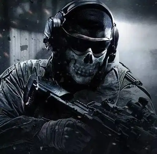 《使命召唤》系列中的游戏,漫画人物"幽灵",本名西蒙·莱利(simon