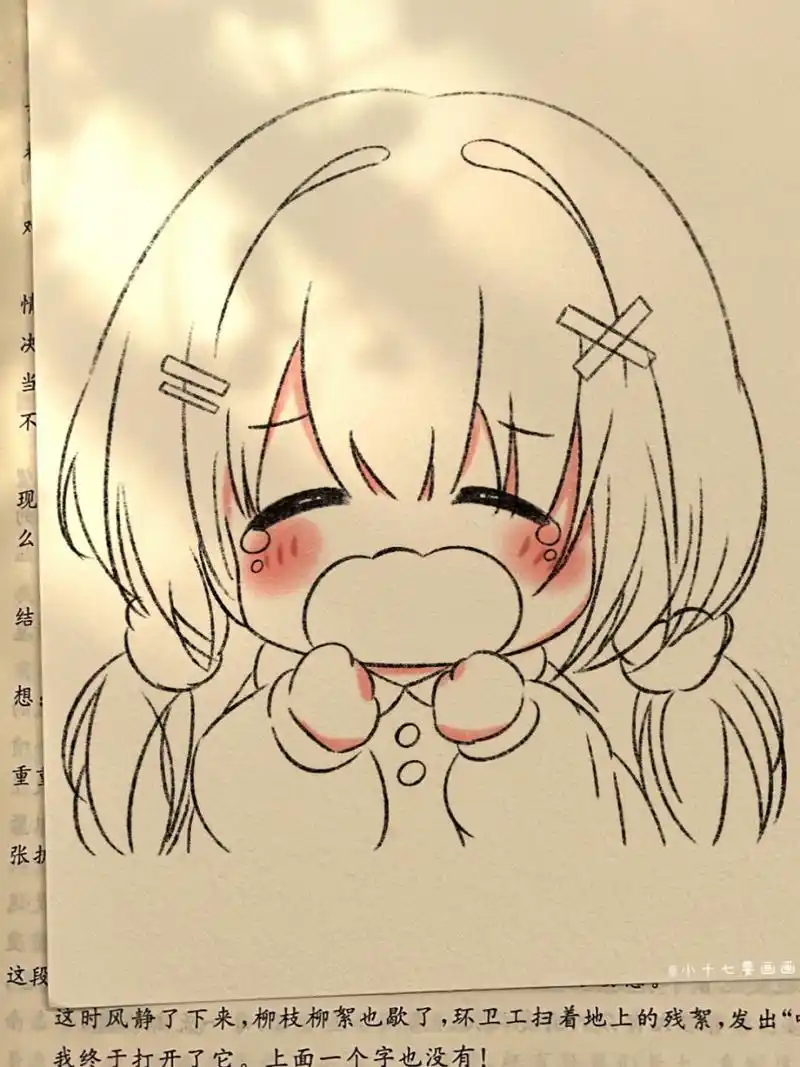 近期超可爱的q版简笔画集合7来啦!  95哇塞!