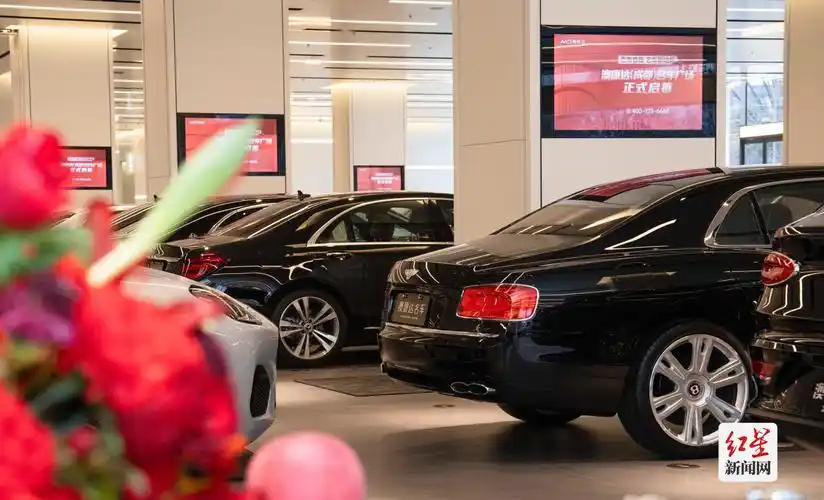 一大批豪车来了成都最大二手车交易地标双流亮相